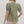 Botanical Print Puff Sleeve Top- Olive