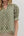 Botanical Print Puff Sleeve Top- Olive