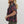 Floral Print Bubble Sleeve Top- Black