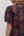 Floral Print Bubble Sleeve Top- Black