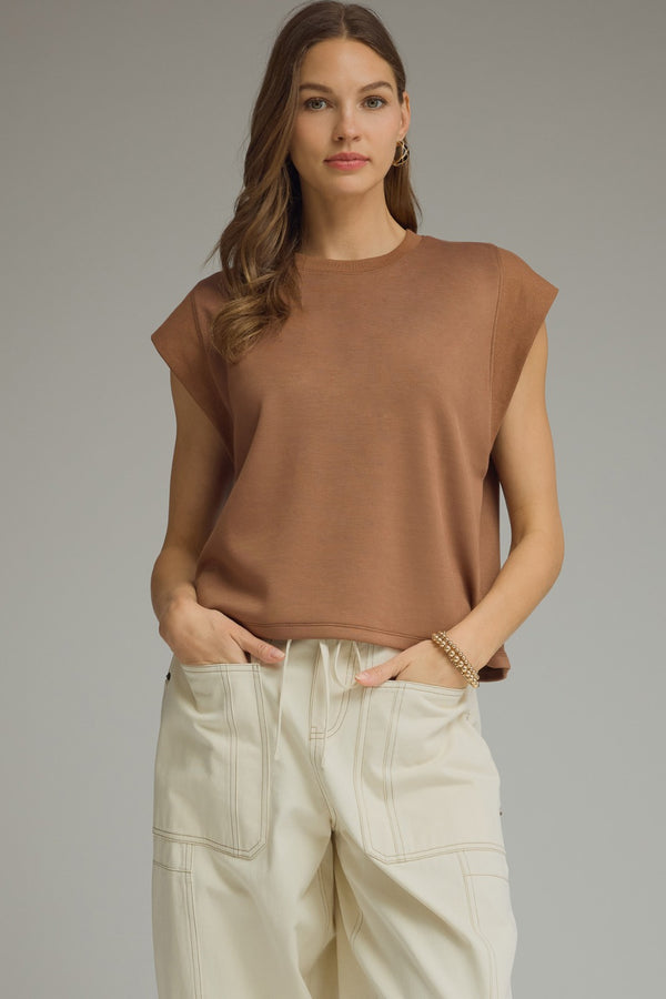 Solid Top- Mocha