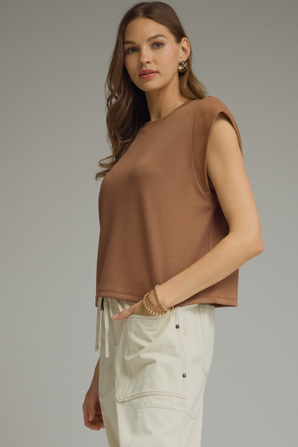 Solid Top- Mocha