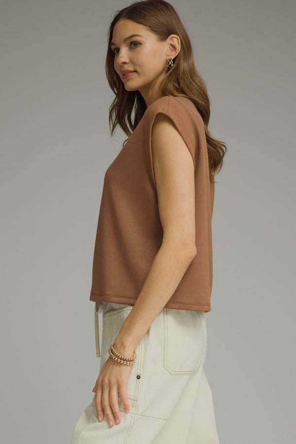 Solid Top- Mocha