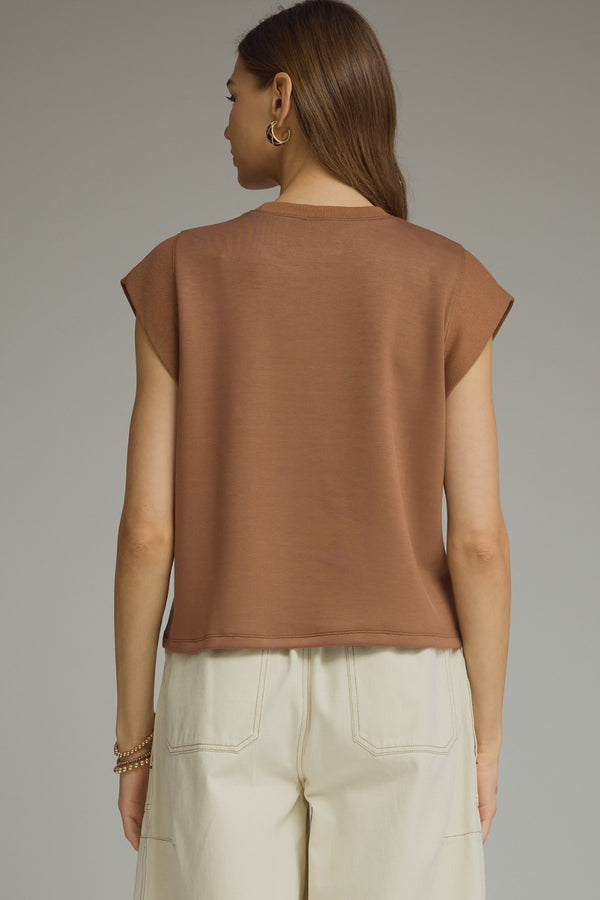 Solid Top- Mocha