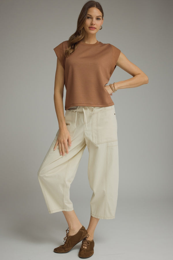 Solid Top- Mocha