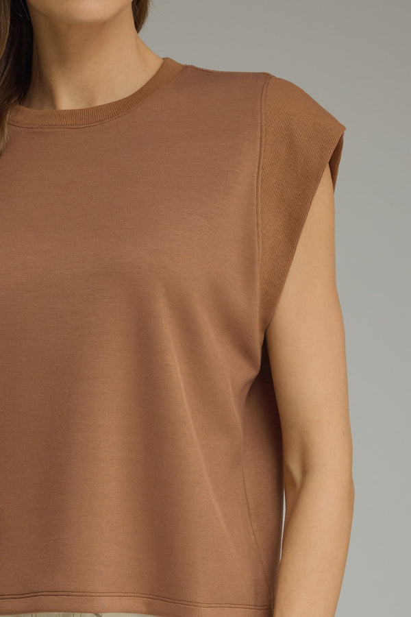 Solid Top- Mocha