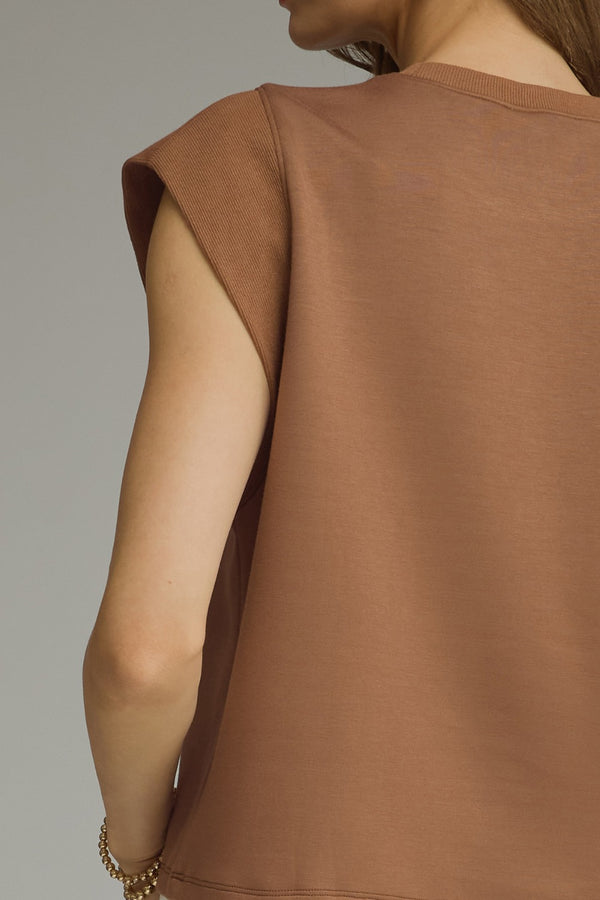 Solid Top- Mocha