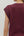 Solid Crew Neck Pullover Top- Merlot