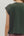 Solid Crew Neck Pullover Top- Forest