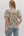 Floral Print Puff Sleeve Button-Down Top- Pink