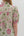 Floral Print Puff Sleeve Button-Down Top- Pink