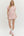 Striped Collar Knit Skort Set- Pink