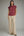 Solid Scallop Top- Wine
