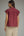 Solid Scallop Top- Wine