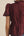 Solid Eyelet Puff Sleeve Top- Burgundy