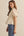 Solid Eyelet Puff Sleeve Top- Cream