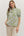 Floral Print Puff Sleeve Top- Sage