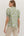 Floral Print Puff Sleeve Top- Sage