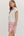 Striped Knit Short Set- Pink