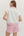 Striped Knit Short Set- Pink