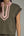 Half Zip Solid Skirt Set- Olive