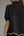 Solid Scallop Pants Set- Black