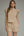 Gingham Scalloped Short Set- Camel