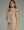 Gingham Scalloped Short Set- Camel