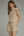 Gingham Scalloped Short Set- Camel