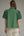 Solid Puff Sleeve Scallop Top- H. Green
