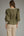 Solid ¾ Puff Sleeve Top- Olive