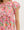 Floral Print Puff Sleeve Top - Red
