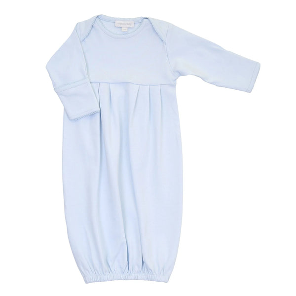 Essentials Solid Gown- Blue