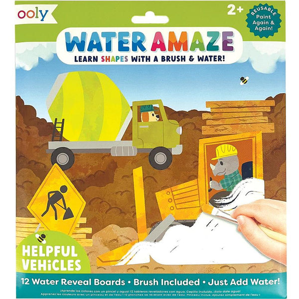 Water Amaze Water Reveal Boards - Helpful Vehicles