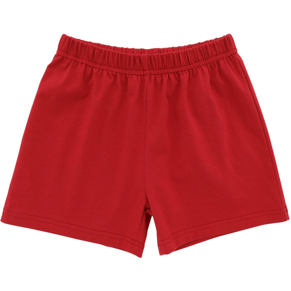 Knit Short- Crimson