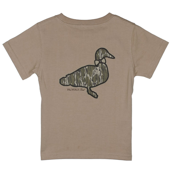 Mossy Oak Camo Logo SS- Sand