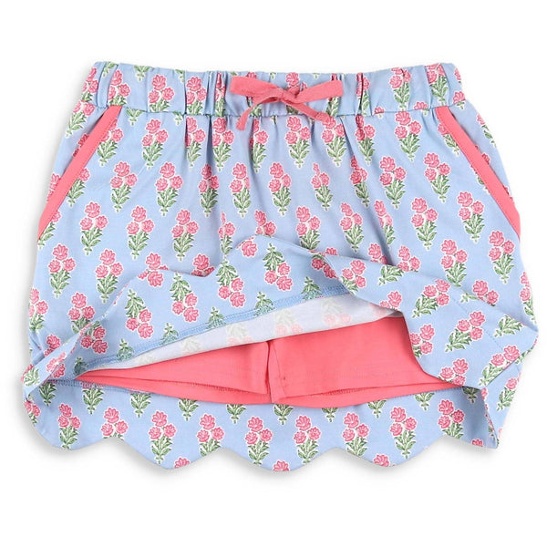 Coral Bouquet Skort