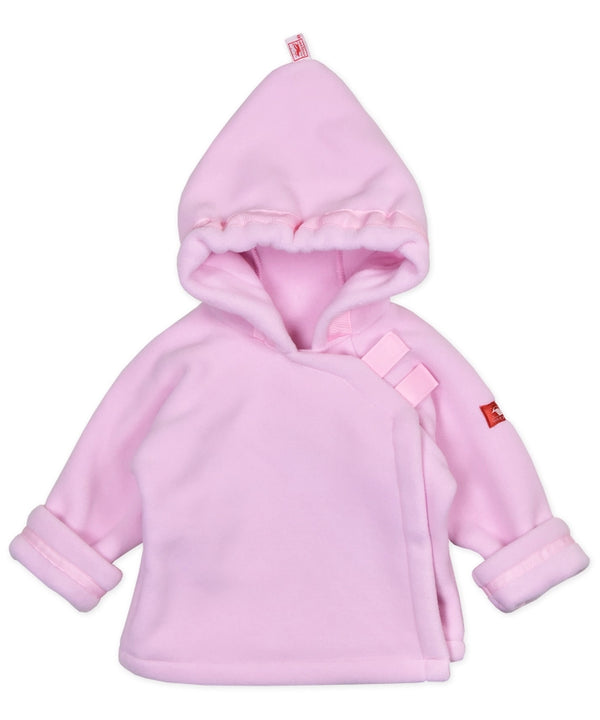 Fleece Jacket Wrap Close- Light Pink