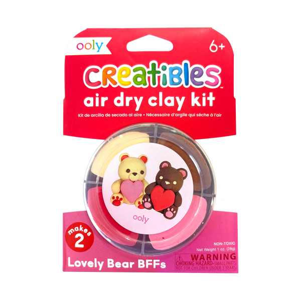 Air Dry Clay BFFs Kit- Lovely Bears (Set of 4 Color)