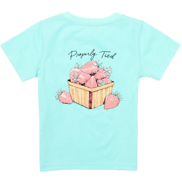 Strawberry Basket SS- Seafoam