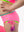 Neon Pink Crochet Butterfly Tankini 2-Piece Swimsuit