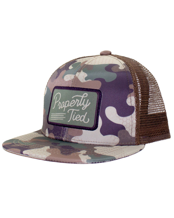 Sportsman Trucker Hat Delta Woodland Camo