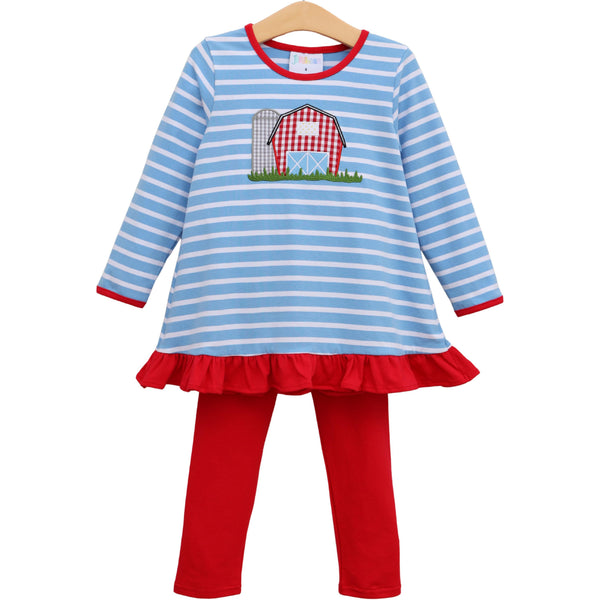 On The Farm Ruffle Pants Set