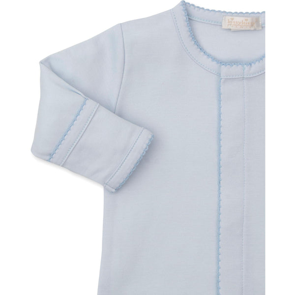 Premier Noah's Ark Footie W/ Hand Emb- Light Blue