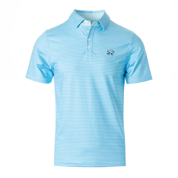Youth Signature Performance Polo- Baby Blue