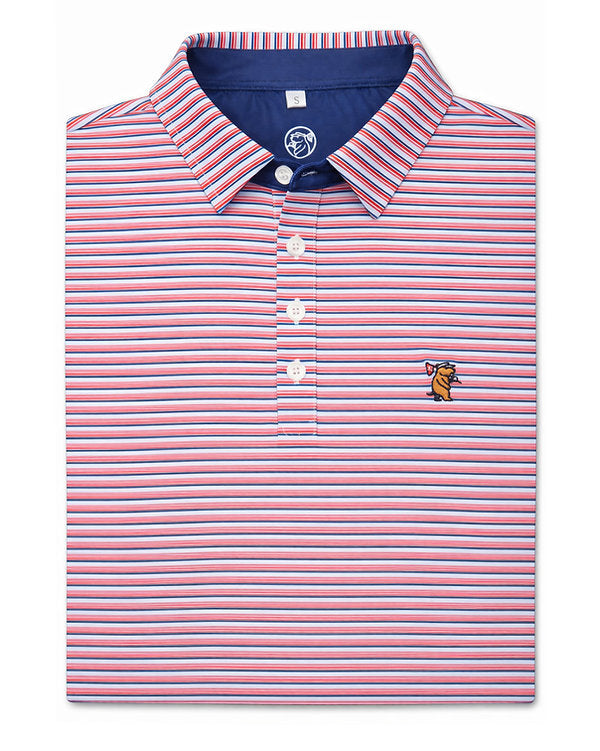 Youth Independence Polo- Red/White/Blue