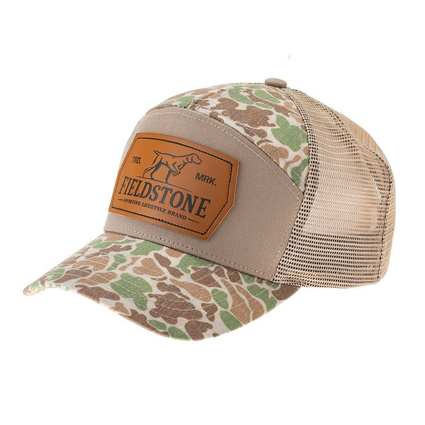 Youth 7 Panel Camo Hat