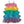 Load image into Gallery viewer, Rainbow Sequin Ruffle Dress
