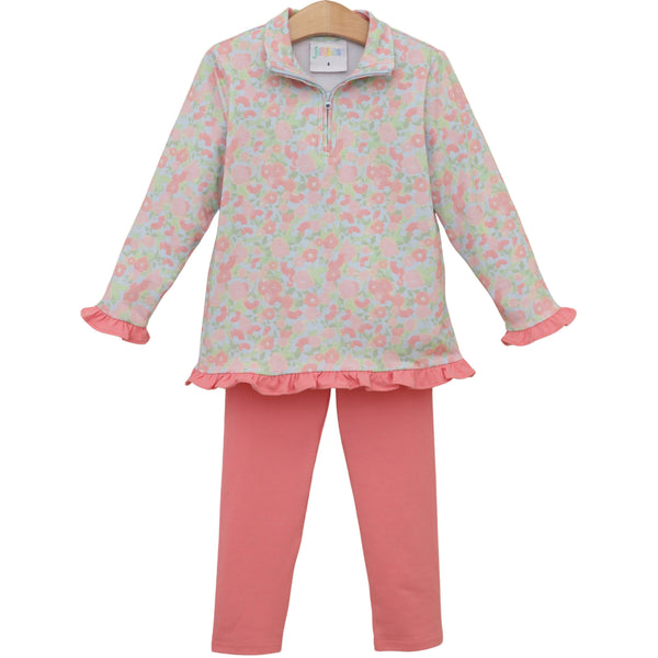 Cottage Blooms Elise Ruffle Pullover Set
