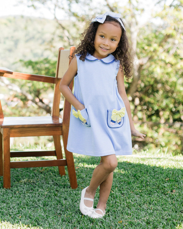 Pencil Sarah Knit Jumper- Periwinkle Bitty